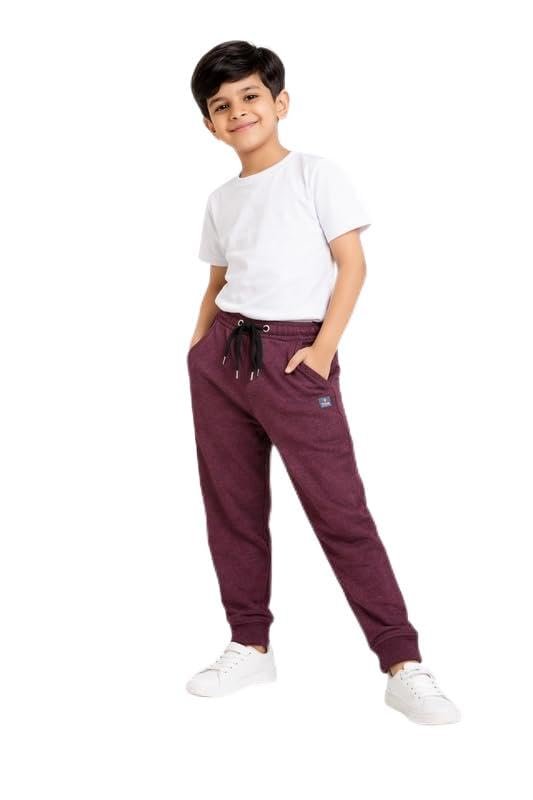 Kids' Pull-On Drawstring Soft Jogger Bottoms
